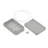 RS PRO Light Grey Transparent Lid Polycarbonate Enclosure, IP67, 60.1 x 121.5 x 179.9 mm ZP180