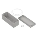 RS PRO Polycarbonate Enclosure, IP65, Light Grey, Transparent Lid, 190 x 75 x 75 mm, 238-4049