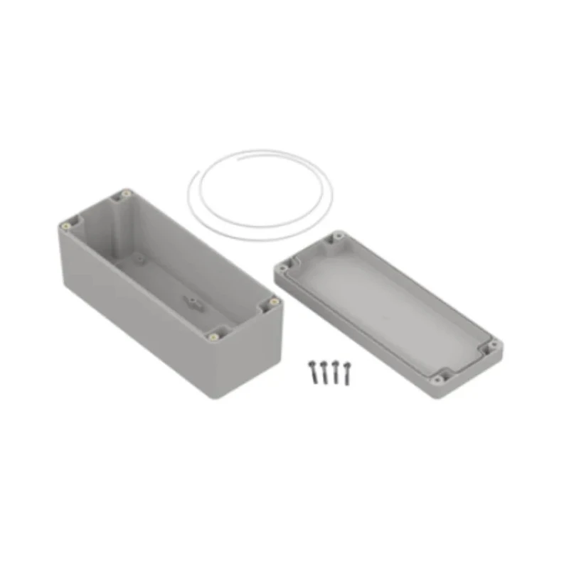 RS PRO Polycarbonate Enclosure, IP65, Light Grey, Transparent Lid, 190 x 75 x 75 mm, 238-4049