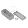 RS PRO Polycarbonate Enclosure, IP65, Light Grey, Transparent Lid, 190 x 75 x 75 mm, 238-4049