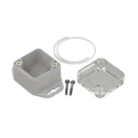 RS PRO Polycarbonate Enclosure, Light Grey, Transparent Lid, IP65, 40.1x44.8x46.1 mm, ZP45 Series 238-4062