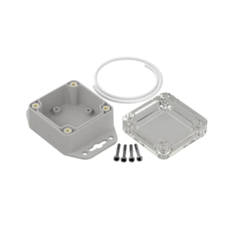 RS PRO ZP60 Series IP65 Polycarbonate Enclosure Light Grey Transparent Lid 61.1x61.3x40.1mm 238-4069
