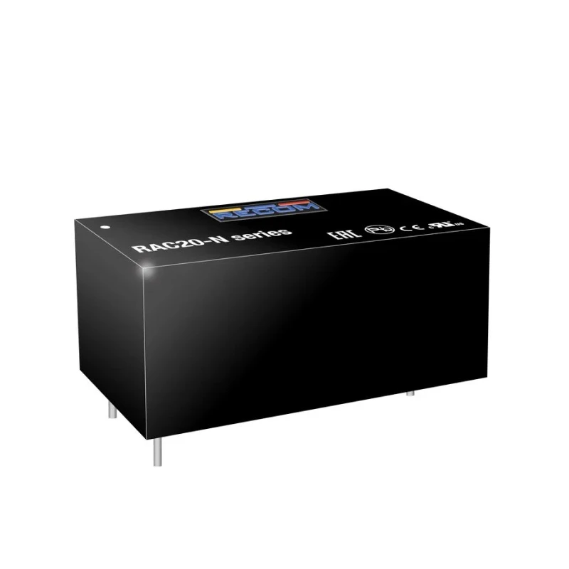 Recom RAC20-12SN Switching Power Supply, PCB Mount, 12V Output, 20W, 82% Efficiency