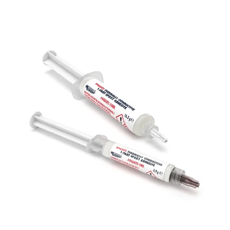 MG Chemicals Thermally Conductive 1-Part Epoxy Adhesive, Off-White Syringe, 4.9g, -65°C to 150°C, 9460TC-3ML