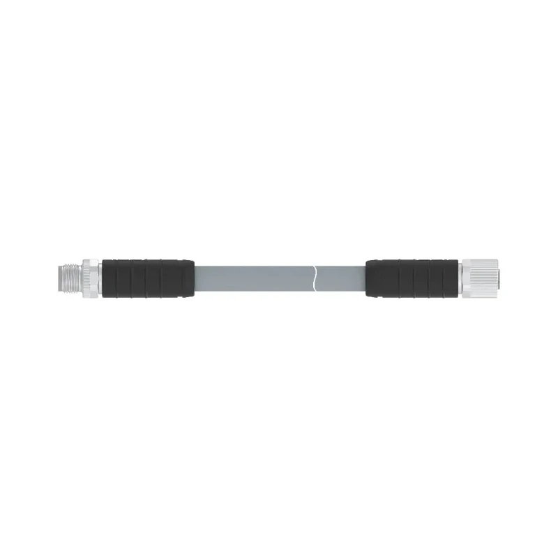 TE Connectivity Sensor Actuator Cable Female 5 Way Straight to Male 5 Way Straight, M12 L-Code T41625B9L25-005