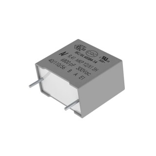 KEMET Film Capacitor Y2/X1, ±10% Tolerance, 22 nF, 350V DC, 350V AC, Through Hole R41BI222050T1K
