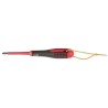 Bahco VDE Approved Slotted Screwdriver Insulated, 125mm Blade, 247mm Overall Length, Alloy Steel, TAHBE-8050S