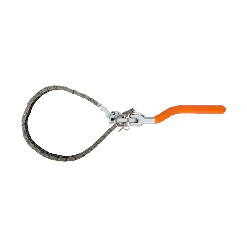 Bahco Chain Wrench 160 mm Jaw Capacity, 520 mm Length, Plastic Handle, Alloy Steel, Chrome Finish TAHBE64520