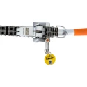 Bahco Chain Wrench 160 mm Jaw Capacity, 520 mm Length, Plastic Handle, Alloy Steel, Chrome Finish TAHBE64520