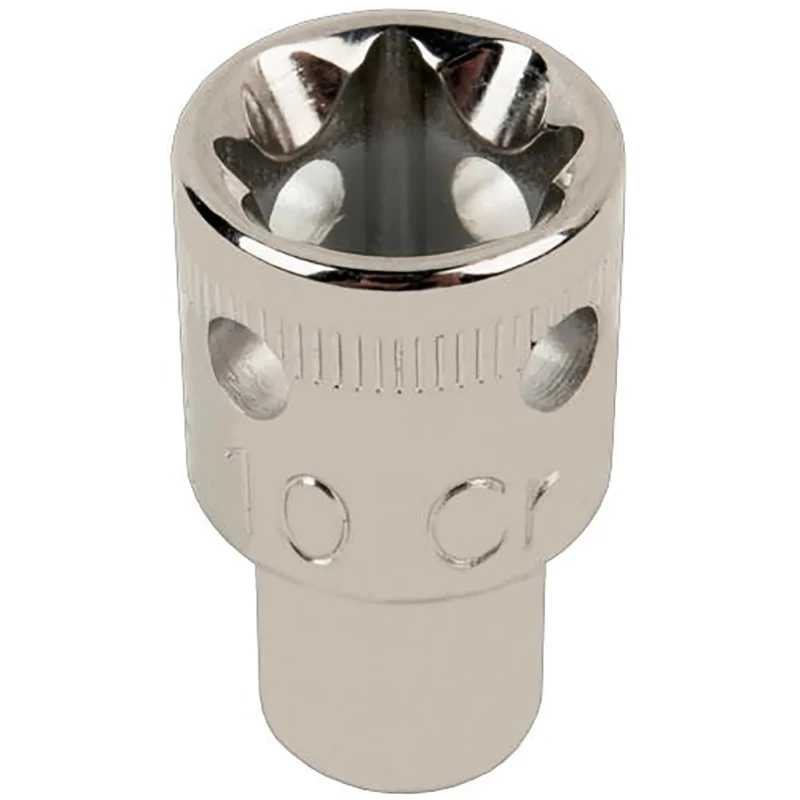 Bahco 1/2 in Drive 1-1/8 in 12 Point Square Socket, Alloy Steel, Polished Finish, 46mm Overall Length TAH16B-1.1/8