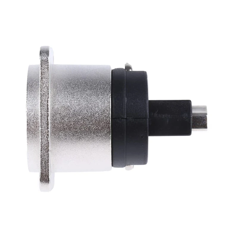 RS PRO 2 Way Straight Female Feedthrough HDMI Connector 38.5 mm, Panel Mount, 40V, Nickel Zinc, 124-6388