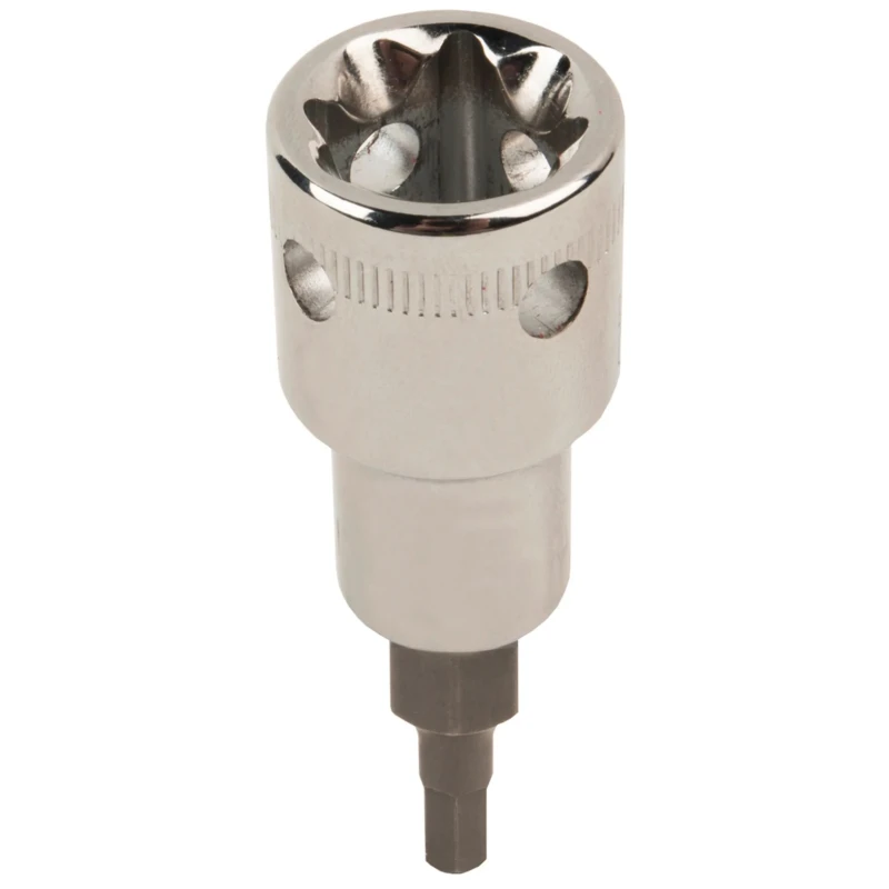 Bahco Hex Screwdriver Bit Chrome Vanadium Steel 12.7 mm Drive, Hex 4 Tip, 60 mm Length, TAH16-H4