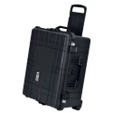 RS PRO Waterproof Wheeled Transit Case, 626x492x305 mm, Plastic Polypropylene, IP67 Watertight, 124-6582