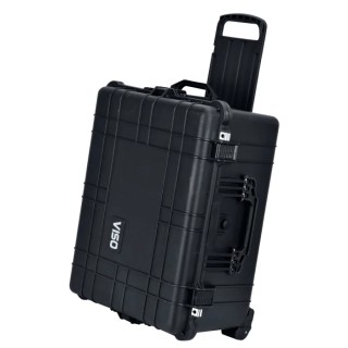 RS PRO Waterproof Wheeled Transit Case, 626x492x305 mm, Plastic Polypropylene, IP67 Watertight, 124-6582