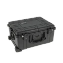 RS PRO Waterproof Wheeled Transit Case, 626x492x305 mm, Plastic Polypropylene, IP67 Watertight, 124-6582