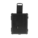 RS PRO Waterproof Wheeled Transit Case, 626x492x305 mm, Plastic Polypropylene, IP67 Watertight, 124-6582