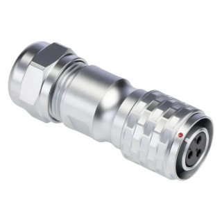 RS PRO Circular Connector Cable M12 Plug Female 3 Contacts IP67 SF12 Series 124-6736