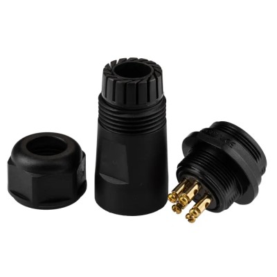 RS PRO Circular Connector 5 Contacts Cable Plug & Socket IP68 Threaded SP21 Series 124-6694