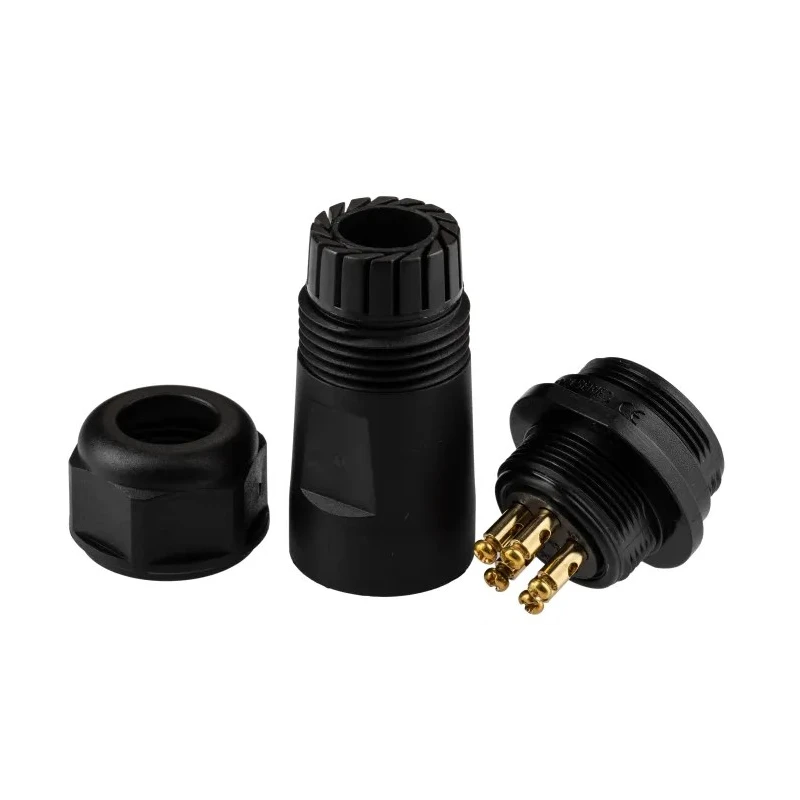 RS PRO Circular Connector 5 Contacts Cable Plug & Socket IP68 Threaded SP21 Series 124-6694