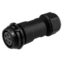 RS PRO Circular Connector 5 Contacts Cable Plug & Socket IP68 Threaded SP21 Series 124-6694