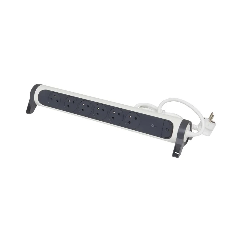 Legrand 6 Socket Type E Extension Lead 1.5m, 16A, 3680W, IK04, UV Resistant, Halogen Free 049419