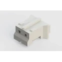 EDAC Female Crimp Connector Housing 2 mm Pitch, 2 Way, 1 Row Top Entry 140-502-210-011