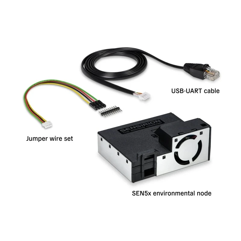 Sensirion Evaluation Kit for SEN5x Series Environmental Sensors, 