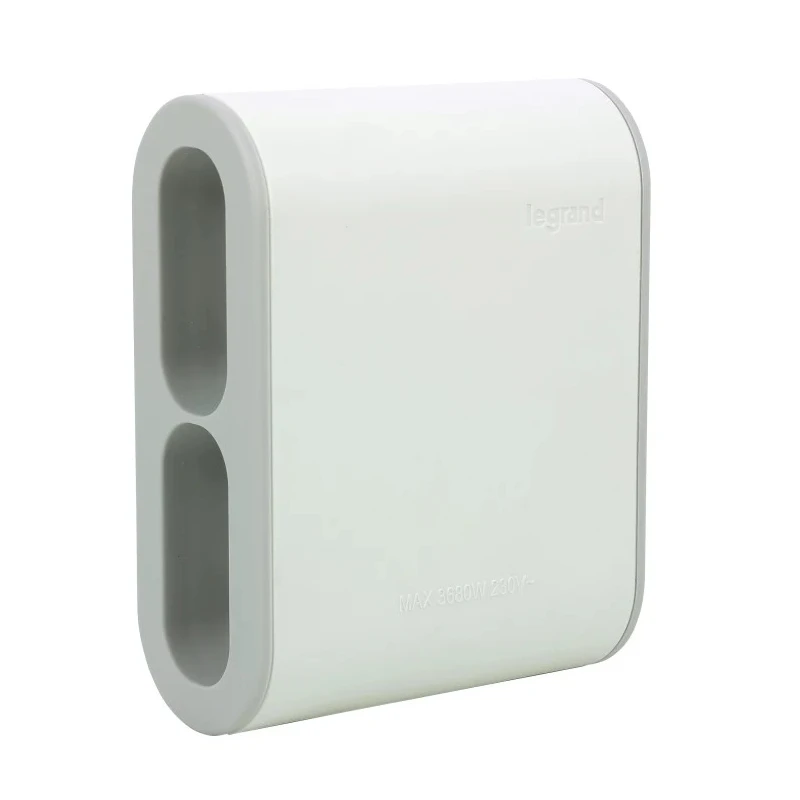Legrand Multi-Outlet Plug, Plug-in, 6A, France/Germany Type E, Male/Female Connector 049400