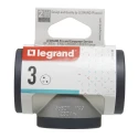 Legrand Multi-Outlet Plug 16A France/Germany/Belgium, Plug-in Plastic, Type E, 049438