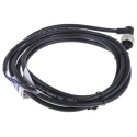 RS PRO Female 4 Way M12 Sensor Actuator Cable, Right Angle, Unterminated, 2 m, IP67, 250V 124-7071