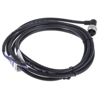 RS PRO Female 4 Way M12 Sensor Actuator Cable, Right Angle, Unterminated, 2 m, IP67, 250V 124-7071