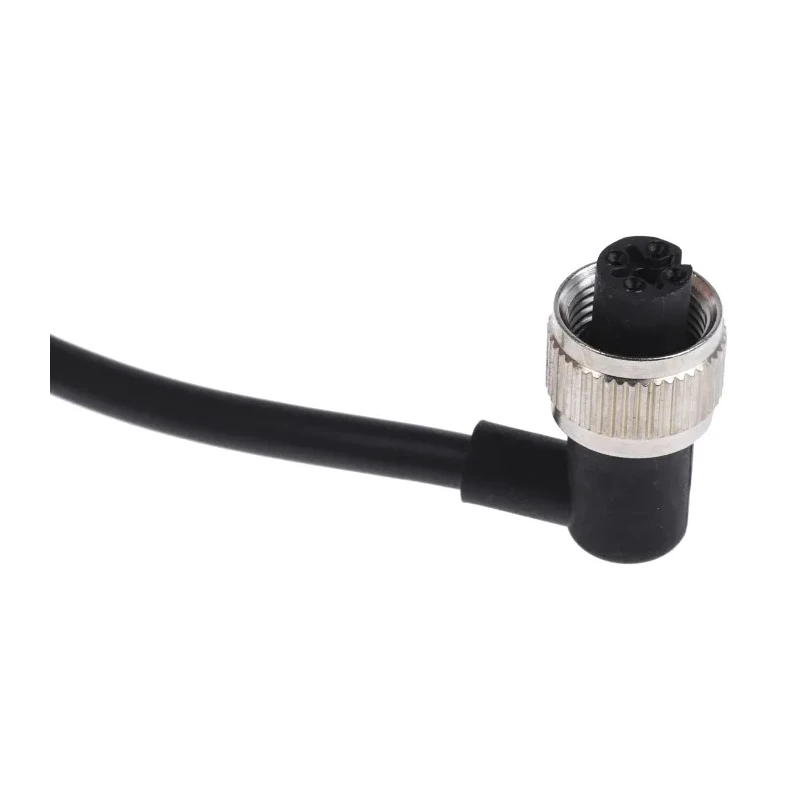 RS PRO Female 4 Way M12 Sensor Actuator Cable, Right Angle, Unterminated, 2 m, IP67, 250V 124-7071