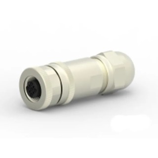 TE Connectivity Circular Connector 5 Contacts Cable M12 Socket Female IP67 Brass T4110412051-000