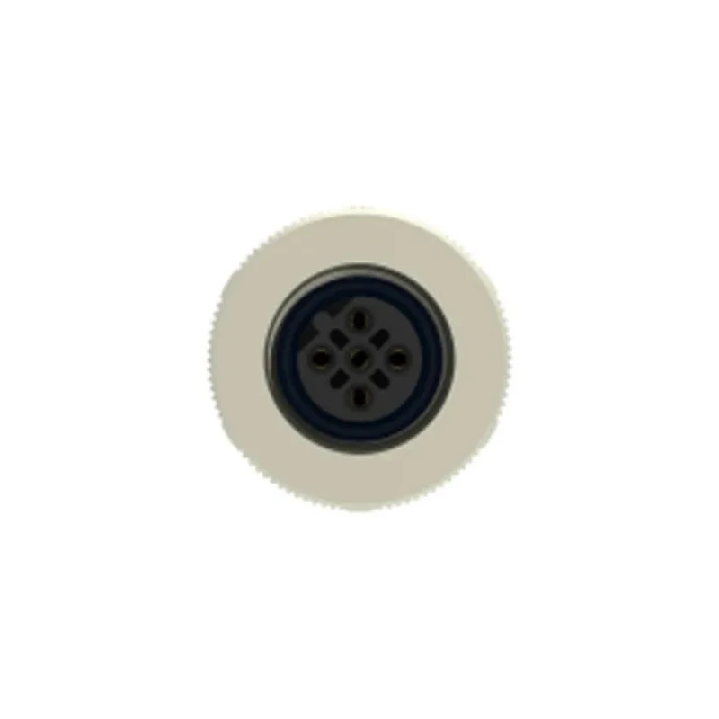 TE Connectivity Circular Connector 5 Contacts Cable M12 Socket Female IP67 Brass T4110412051-000