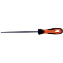 Bahco Second Cut Round Engineers File with Handle, 250 mm Length, 10 mm Width 1-230-10-2-2