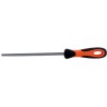 Bahco Second Cut Round Engineers File with Handle, 250 mm Length, 10 mm Width 1-230-10-2-2