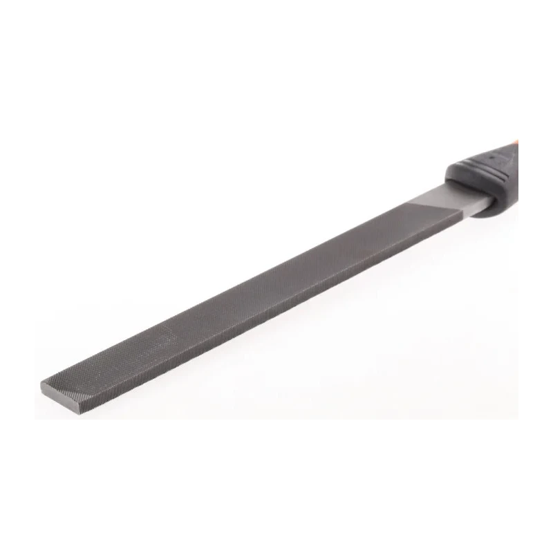 Bahco Second Cut Round Engineers File with Handle, 250 mm Length, 10 mm Width 1-230-10-2-2