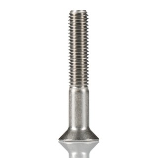 RS PRO Plain Stainless Steel Hex Socket Countersunk Screw, M8 x 50 mm, Hex Drive, ISO 10642, A2 Grade 124-7234