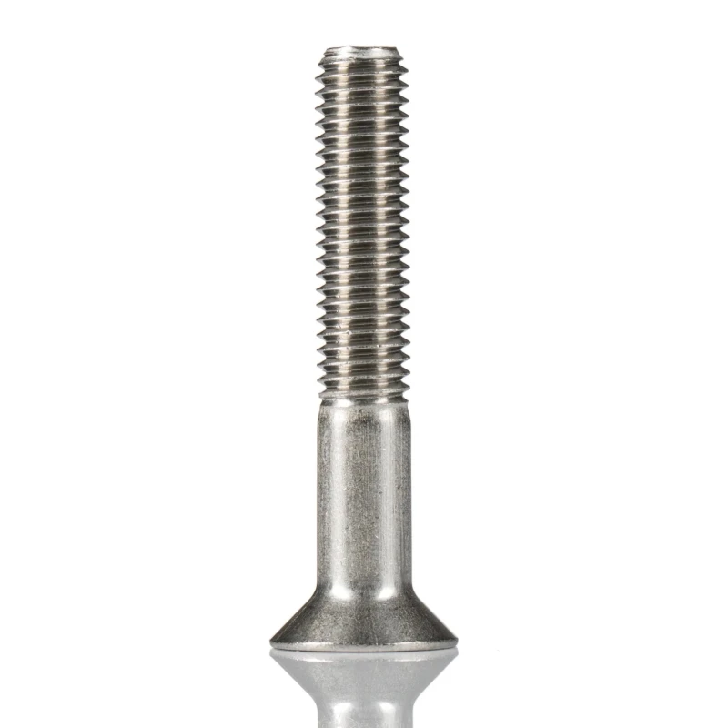 RS PRO Plain Stainless Steel Hex Socket Countersunk Screw, M8 x 50 mm, Hex Drive, ISO 10642, A2 Grade 124-7234