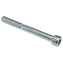 RS PRO Bright Zinc Steel Hex Socket Cap Screw, Hex Head, M8 x 75mm, DIN 912 124-7278