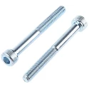 RS PRO Bright Zinc Steel Hex Socket Cap Screw, Hex, M12 x 40 mm 124-7294