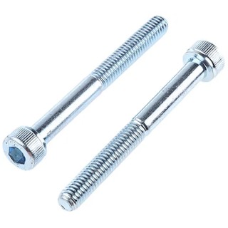 RS PRO Bright Zinc Steel Hex Socket Cap Screw, Hex, M12 x 40 mm 124-7294