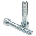 RS PRO Bright Zinc Steel Hex Socket Cap Screw M16 x 80 mm, DIN 912, Hex Drive, 124-7310
