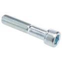 RS PRO Bright Zinc Steel Hex Socket Cap Screw M16 x 80 mm, DIN 912, Hex Drive, 124-7310