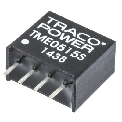TRACOPOWER TME DC/DC Converter 12V Output 67mA, 5V DC Input, 1W PCB, -40°C to +85°C, 6-Pin, TME 0515S