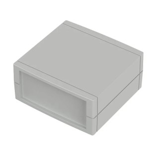 Bopla Unimas Series Polystyrene Enclosure , 85x81x40 mm, Light Grey Lid, IP40