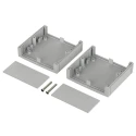Bopla Unimas Series Polystyrene Enclosure , 85x81x40 mm, Light Grey Lid, IP40