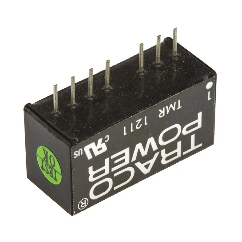 TRACOPOWER DC/DC Converter 5V DC, 400mA, 9–18V DC Input, 1W, SIP-8, PCB Mount, -40°C to 85°C, TMR 1211