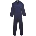 RS PRO Navy Reusable Overall, Polycotton, 2XL, 50–52 Inch Chest, 6 Pockets 124-8237