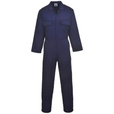 RS PRO Navy Reusable Overall, Polycotton, 2XL, 50–52 Inch Chest, 6 Pockets 124-8237